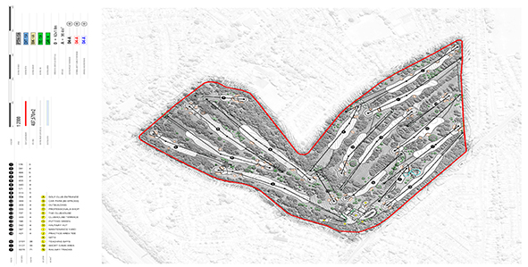 Golf map